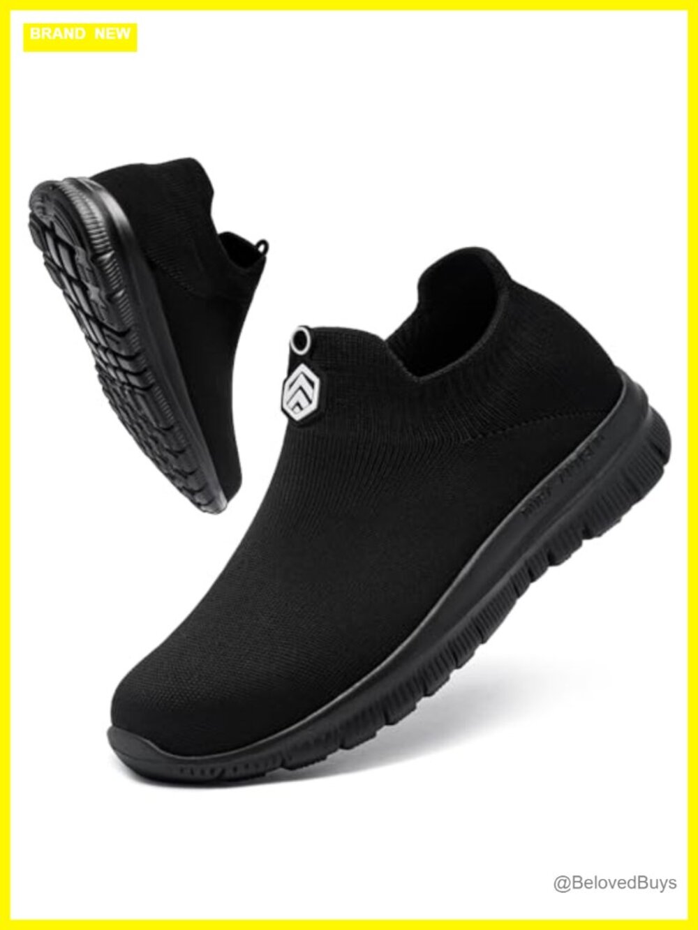 Slip On Steel Toe Work Sneakers Lightweight Comfortable Safety Shoes